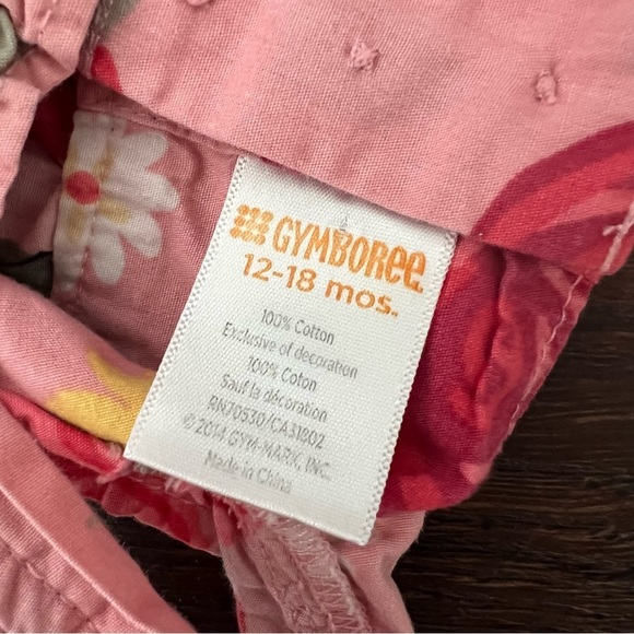 Gymboree Unicorn Garden Rose Tiered Ruffle Dress Toddler Baby Girls 12-18 Month - Picture 4 of 6